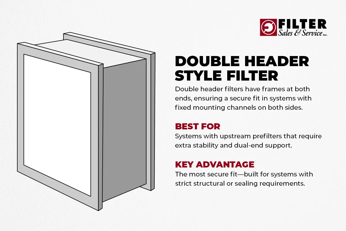 double header style filter graphic